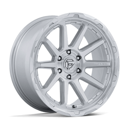 FUEL 1PC FC887 CIRCUIT 20X9 1 6X135 GLOSS SILVER W/ MACHINED FACE