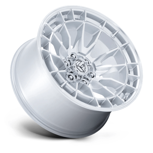 FUEL 1PC FC888 REVOLT 20X9 1 6X139.7 HYPER SILVER W/ MACHINED FACE