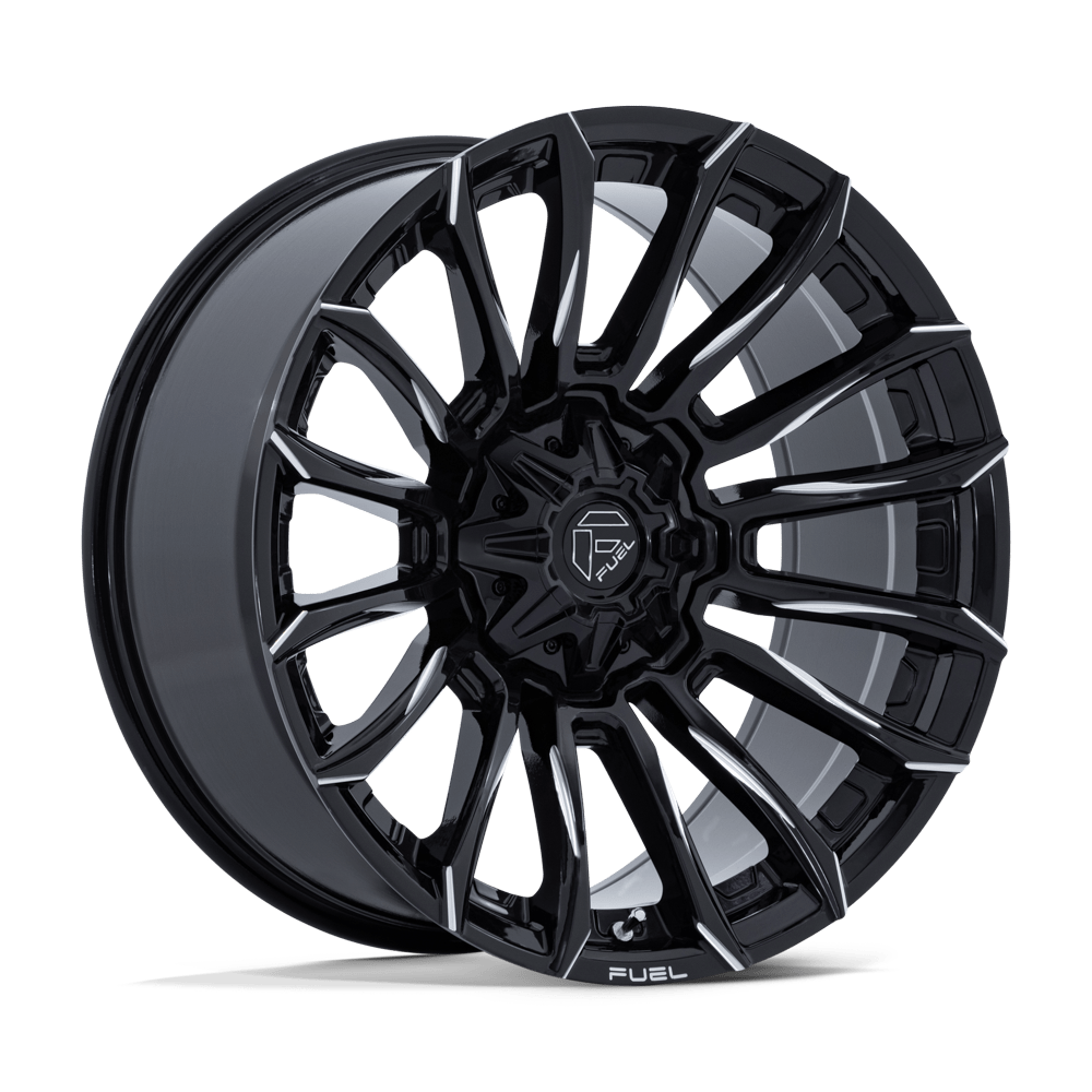 FUEL 1PC FC889 BLADE 20x9 1 Blank GLOSS BLACK MILLED