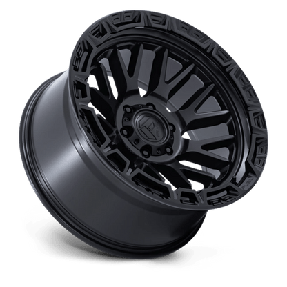 FUEL 1PC FC890 RAIL 20X9 1 5X127 MATTE BLACK W/ GLOSS BLACK LIP