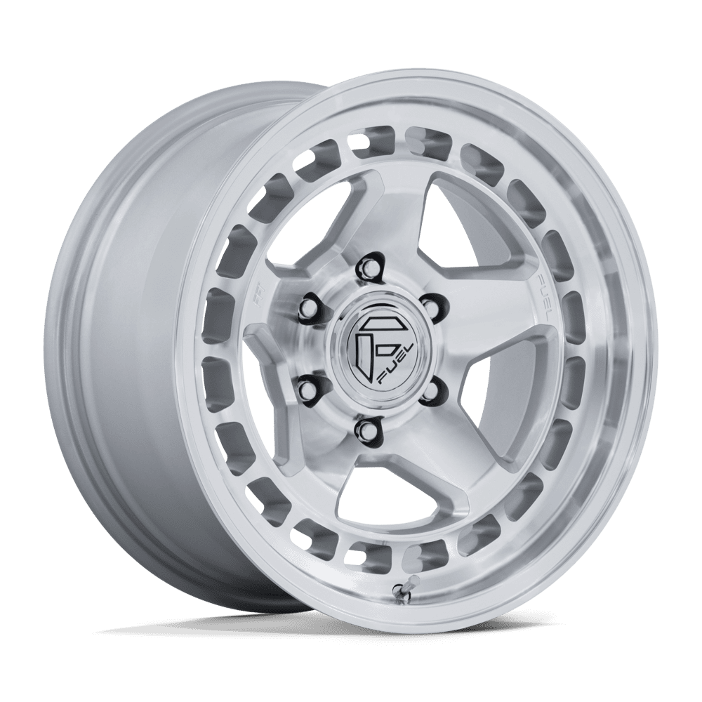 FUEL 1PC FC894 CORE 18X9 12 8X170 HYPER SILVER W/ MACHINED FACE