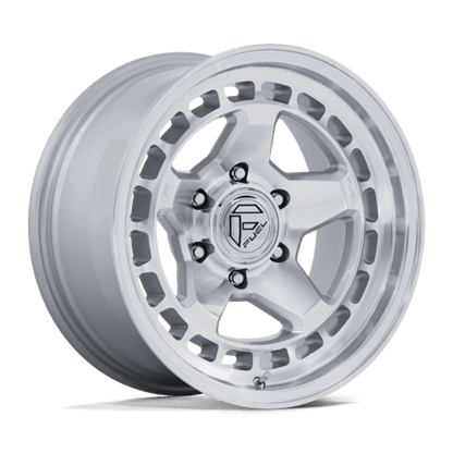 FUEL 1PC FC894 CORE 18X9 12 8X180 HYPER SILVER W/ MACHINED FACE