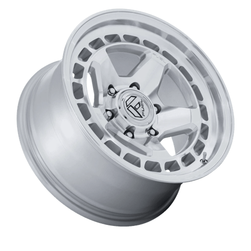 FUEL 1PC FC894 CORE 18X9 12 8X180 HYPER SILVER W/ MACHINED FACE