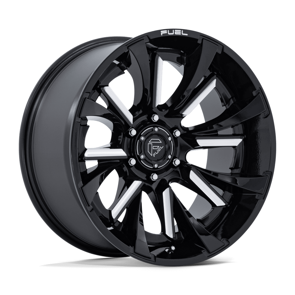 FUEL 1PC FC895 TANTRUM 20X9 1 8X170 GLOSS BLACK MILLED
