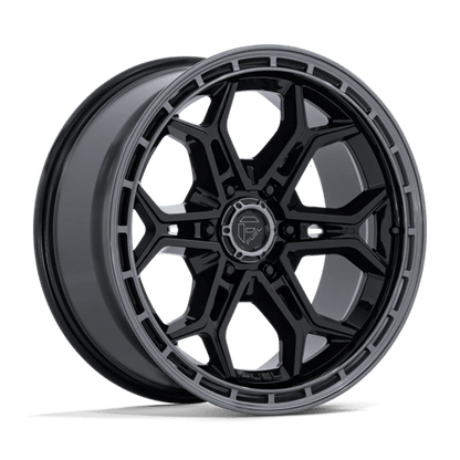 FUEL 1PC FC896 HEATHEN 20X9 20 6X139.7 GLOSS BLACK GLOSS GUNMETAL LIP