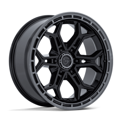 FUEL 1PC FC896 HEATHEN 20X9 20 6X139.7 GLOSS BLACK GLOSS GUNMETAL LIP