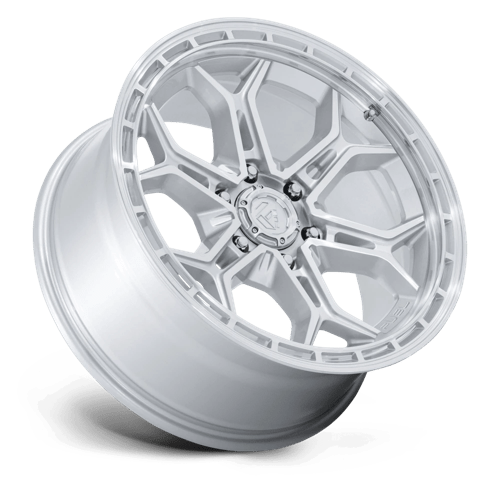 FUEL 1PC FC896 HEATHEN 20X9 1 6X135 GLOSS SILVER W/ MACHINED FACE