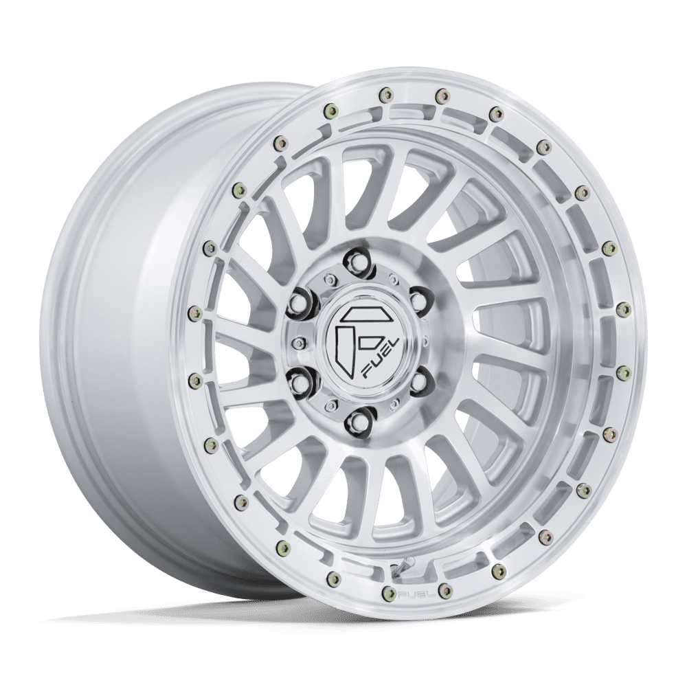 FUEL 1PC FC897 HAVOC 18X9 12 6X135 GLOSS SILVER W/ MACHINED FACE