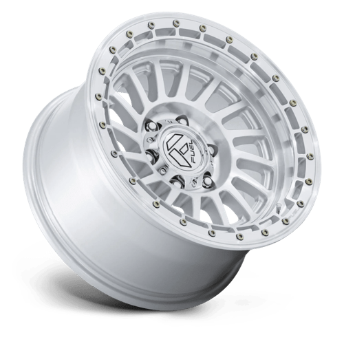 FUEL 1PC FC897 HAVOC 18X9 1 5X127 GLOSS SILVER W/ MACHINED FACE