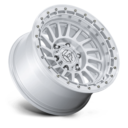 FUEL 1PC FC897 HAVOC 18X9 1 6X135 GLOSS SILVER W/ MACHINED FACE