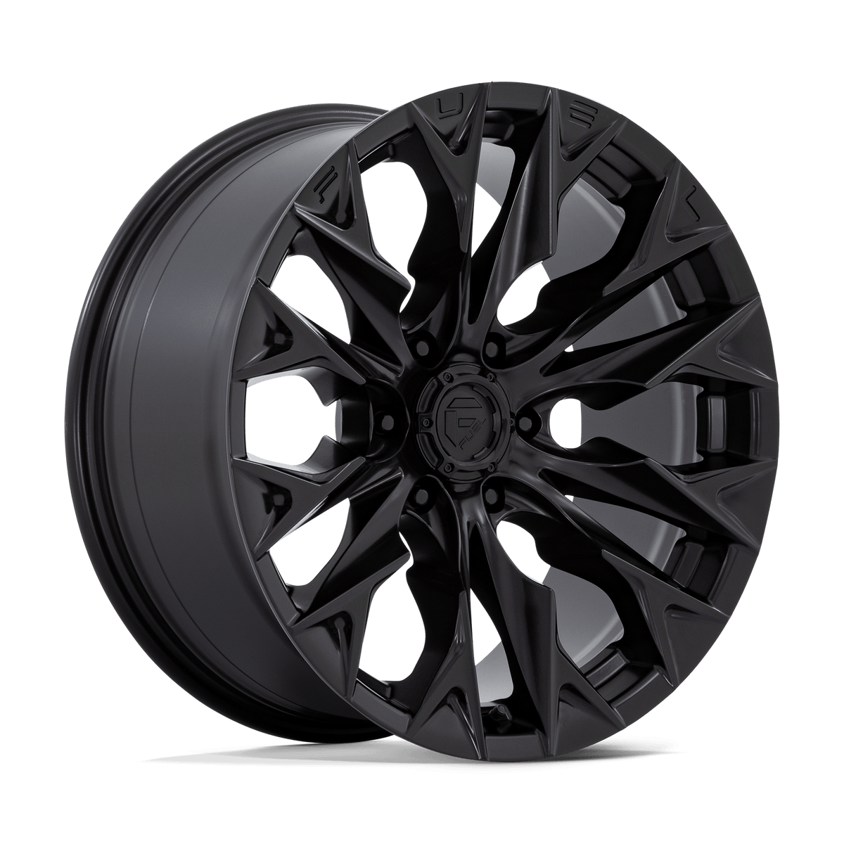 FUEL 1PC D804 FLAME 20X9 1 6X139.7 BLACKOUT