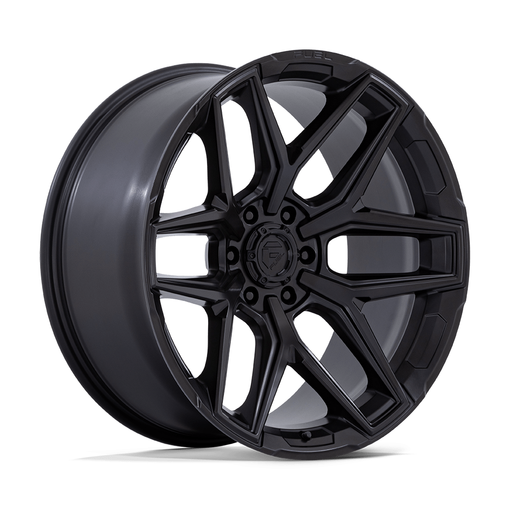 FUEL 1PC FLUX 24X10 0 6X139.7 BLACKOUT