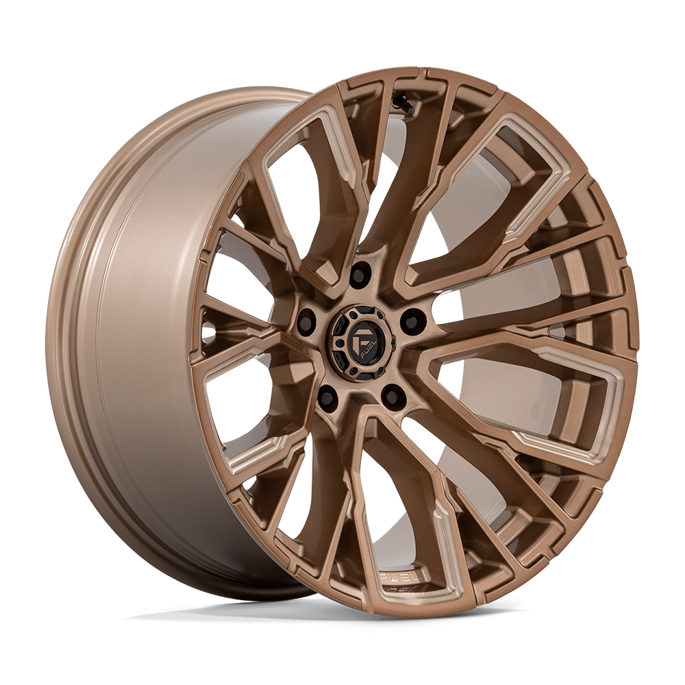 FUEL 1PC D850 REBAR 20X10 -18 5X127 PLATINUM BRONZE MILLED