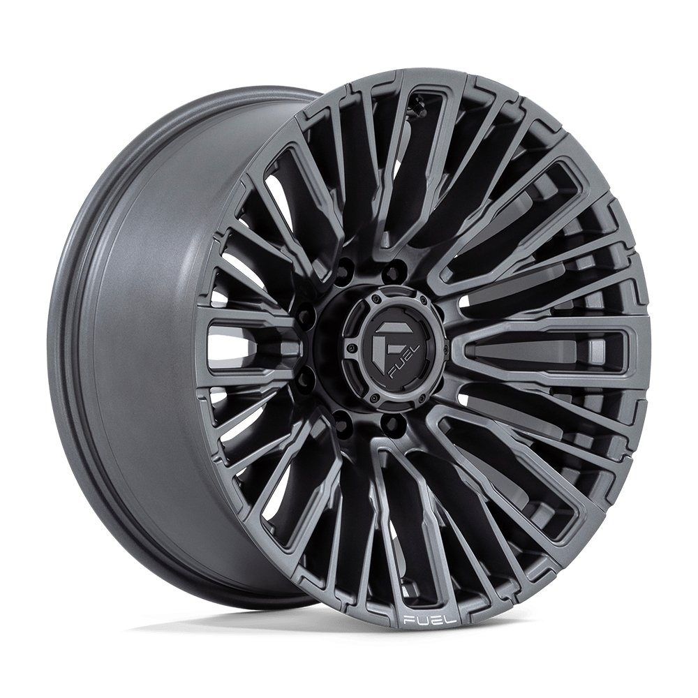 FUEL 1PC D848 REBAR 20X10 -18 8X165.1 MATTE GUNMETAL