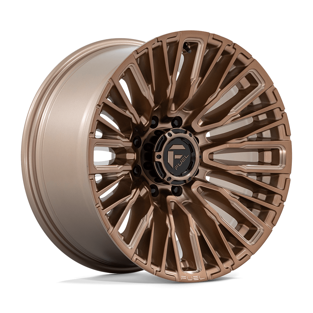 FUEL 1PC D850 REBAR 20X10 -18 8X165.1 PLATINUM BRONZE MILLED