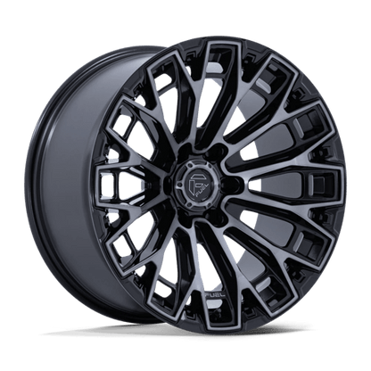 FUEL 1PC FC882 TRAX 20X9 20 6X139.7 GLOSS BLACK MACHINED FACE DTCC