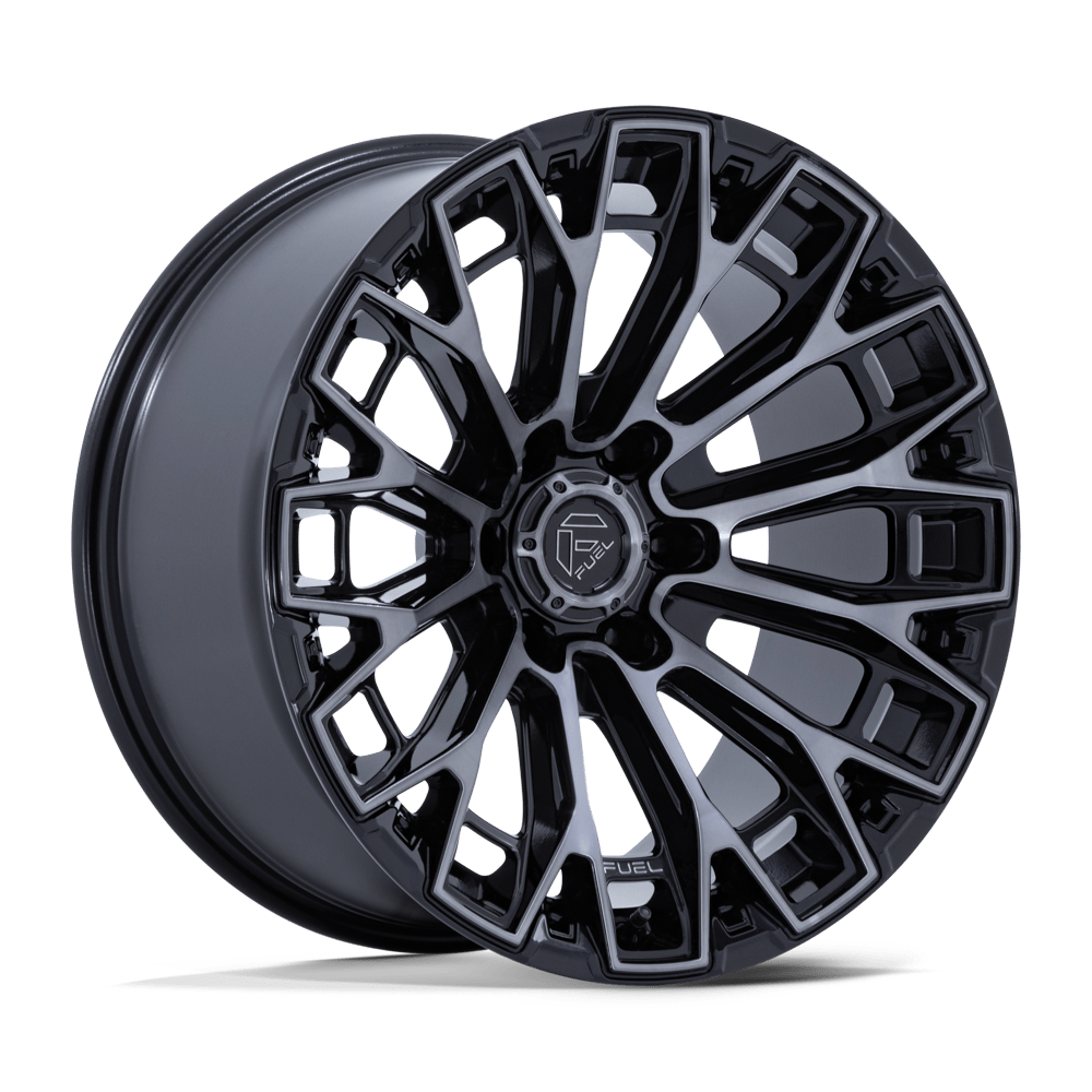 FUEL 1PC FC882 TRAX 17X9 -12 6X135 GLOSS BLACK MACHINED FACE DTCC