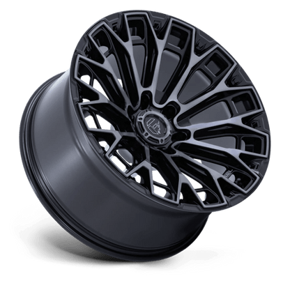 FUEL 1PC FC882 TRAX 17X9 -12 6X139.7 GLOSS BLACK MACHINED FACE DTCC