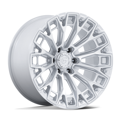 FUEL 1PC FC882 TRAX 17X9 20 6X135 GLOSS SILVER W/ MACHINED FACE