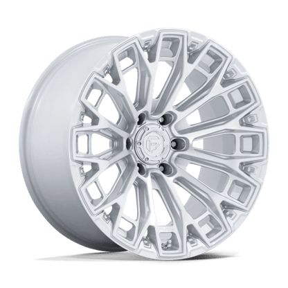 FUEL 1PC FC882 TRAX 20X10 -18 6X135 GLOSS SILVER W/ MACHINED FACE