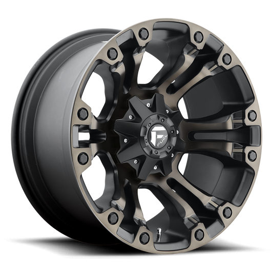 Fuel 1Pc D569 VAPOR - 18x9 -12mm 8x165.1 MATTE BLACK DOUBLE DARK TINT Wheel | D56918908245A