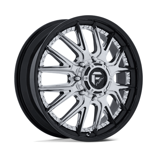 Fuel D407 CATALYST DUALLY - 22x8.25 105mm 8x200 CHROME W/ GLOSS BLACK LIP Wheel | D407228292