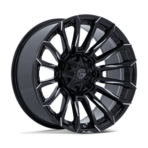 Fuel FC889 BLADE - 20x9 20mm BLANK GLOSS BLACK MILLED Wheel | FC889BE20900020