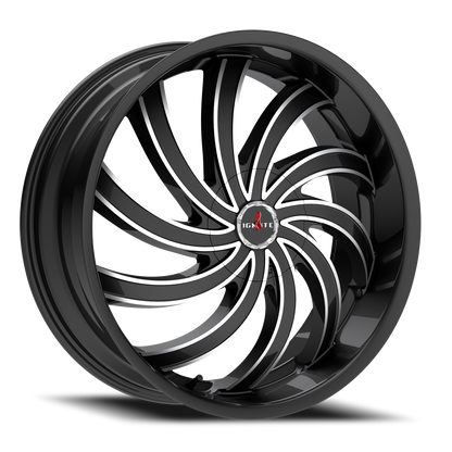 IGNITE G04 FLAME 20X8.5 35MM 5X112/5X115 GLOSS BLACK MILLED | G0408550235GBML