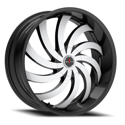 IGNITE G04 FLAME 20X8.5 35MM 5X108/5X114.3 GLOSS BLACK MACHINED | G0408550435GBM