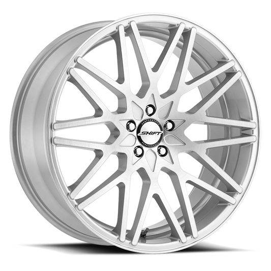 SHIFT H32 FORMULA 20X8.5 15MM 5X115 BRUSHED FACE SILVER | H32051515BFS