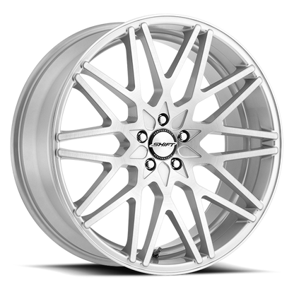 SHIFT H32 FORMULA 22X9 38MM 5X114.3 BRUSHED FACE SILVER | H32251438BFS
