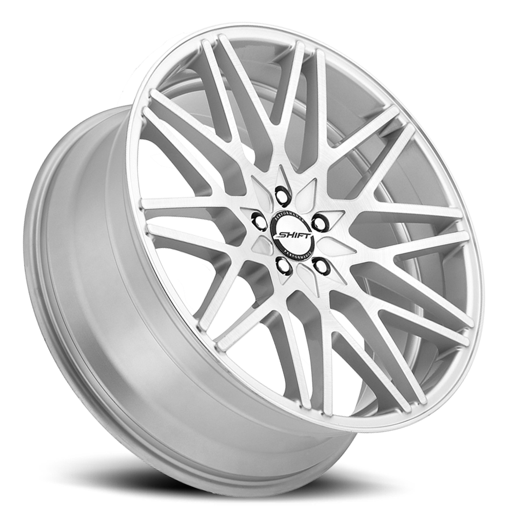 SHIFT H32 FORMULA 22X9 38MM 5X114.3 BRUSHED FACE SILVER | H32251438BFS