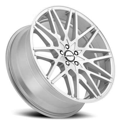 SHIFT H32 FORMULA 22X9 38MM 5X114.3 BRUSHED FACE SILVER | H32251438BFS