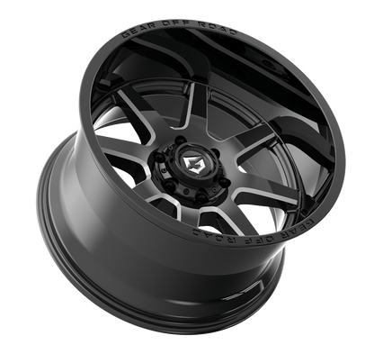 Gear Off Road 762BM PIVOT 20X10 -19 6X5.50 Black