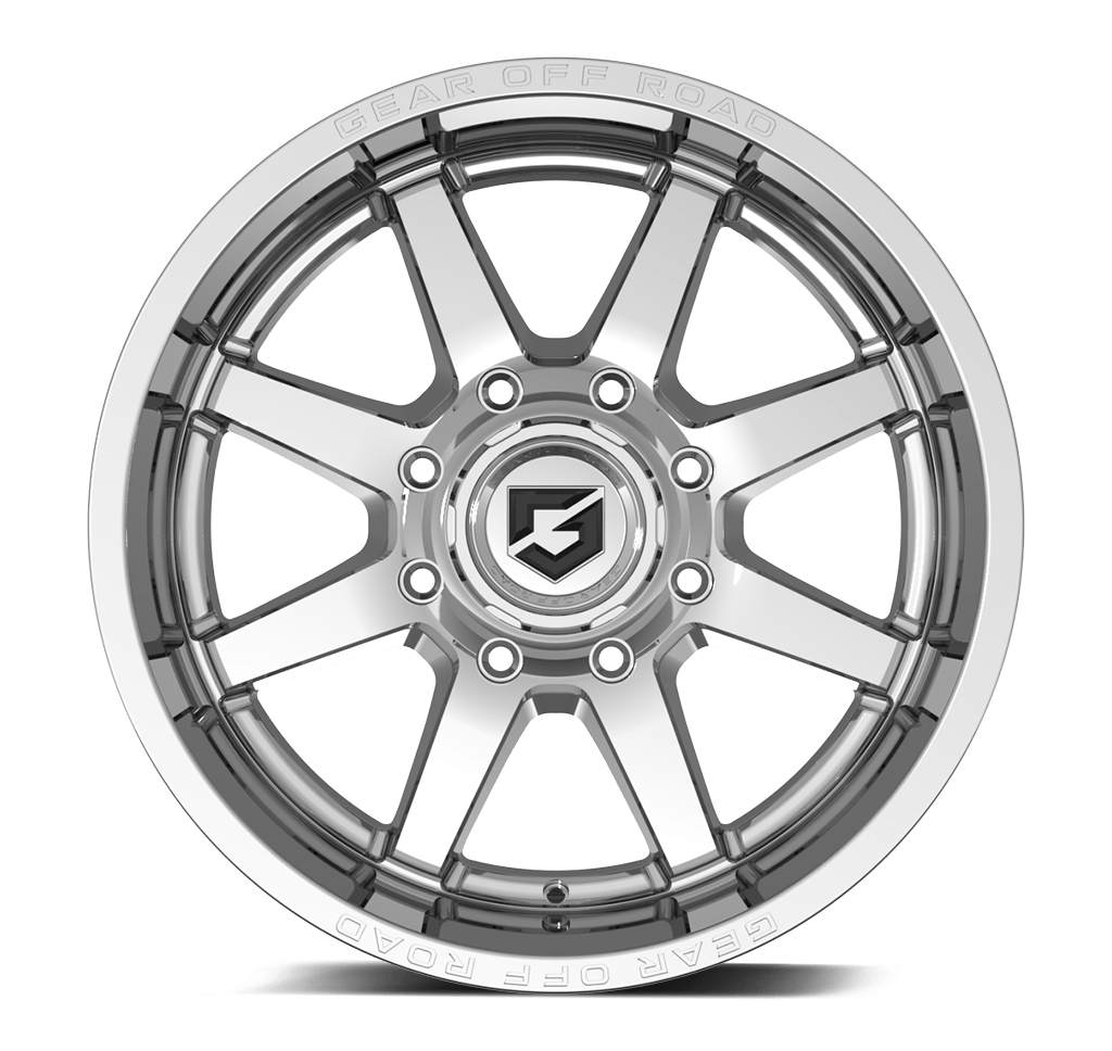 Gear Off Road 762C PIVOT 20X10 -19 8X6.50 Chrome