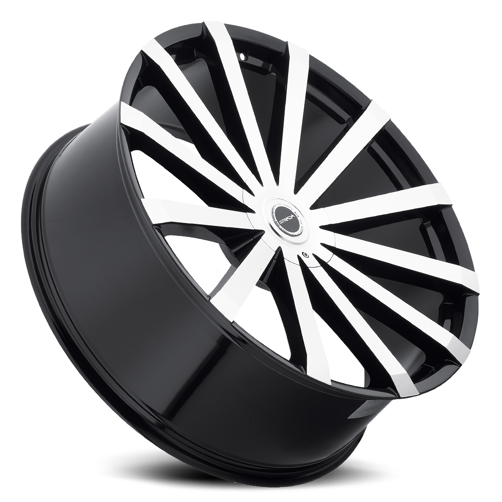 STRADA S50 GABBIA 20X8.5 35MM 5X100/5X114.3 GLOSS BLACK MACHINED | S50050335GBM