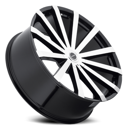 STRADA S50 GABBIA 20X8.5 30MM 6X135/6X139.7 GLOSS BLACK MACHINED | S50060730GBM