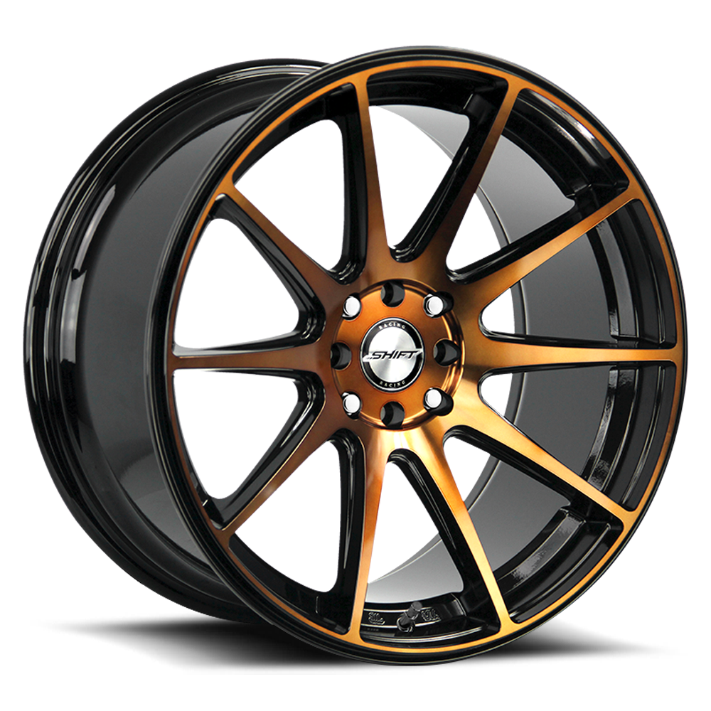 SHIFT H34 GEAR 18X9 30MM 5X100/5X114.3 BLACK MACHINED BRONZE | H34850030BMBZ