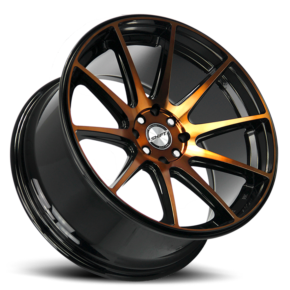 SHIFT H34 GEAR 18X9 30MM 5X100/5X114.3 BLACK MACHINED BRONZE | H34850030BMBZ