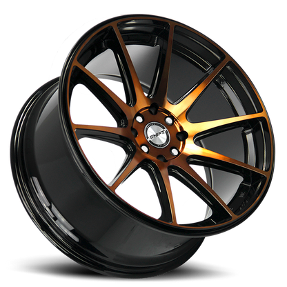 SHIFT H34 GEAR 18X9 30MM 5X100/5X114.3 BLACK MACHINED BRONZE | H34850030BMBZ
