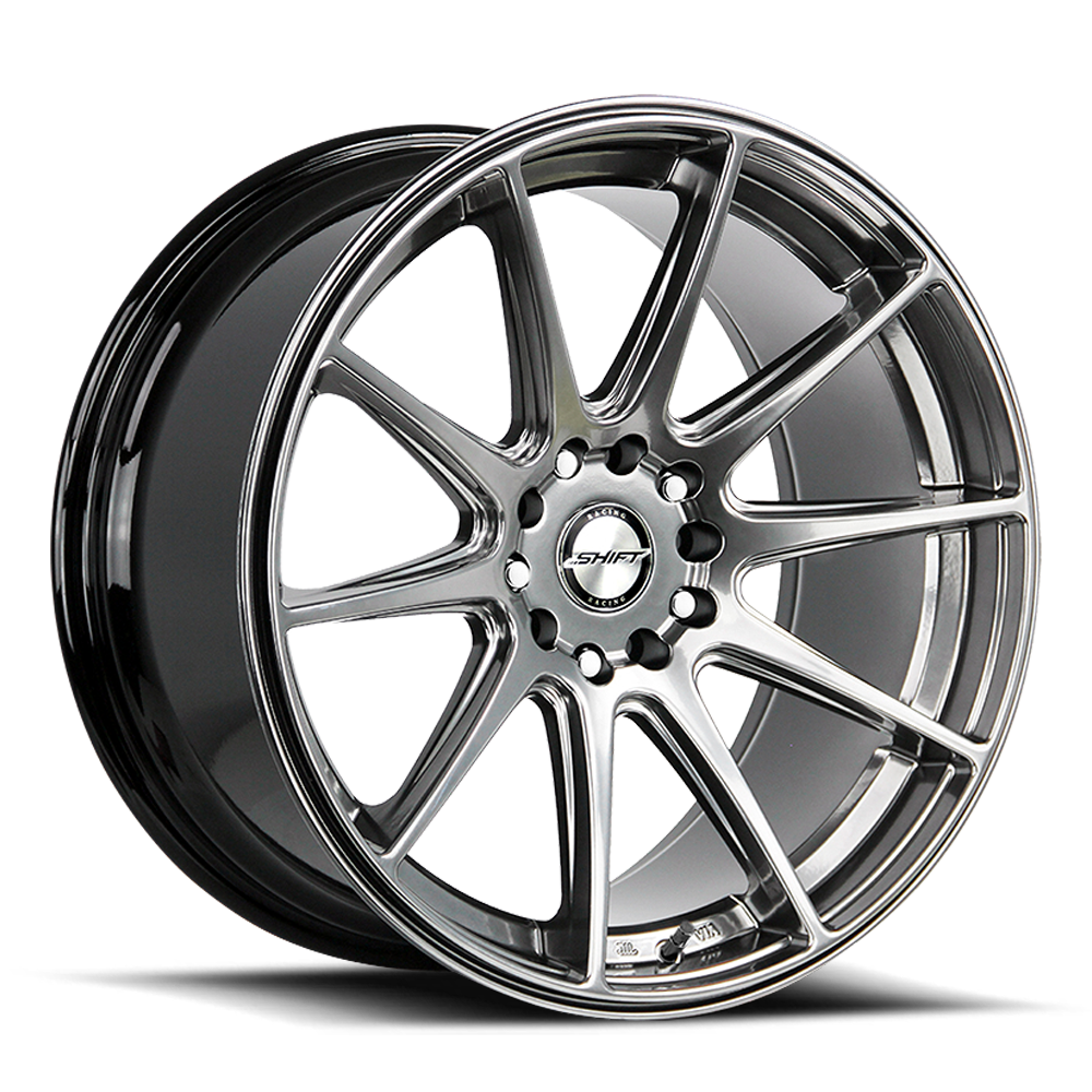SHIFT H34 GEAR 18X9 30MM 4X100/4X114.3 PLATINUM SILVER | H34840030PS