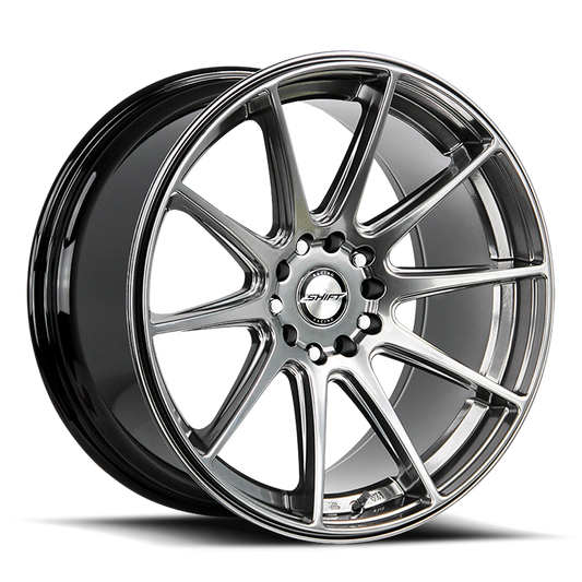 SHIFT H34 GEAR 18X9 30MM 4X100/4X114.3 PLATINUM SILVER | H34840030PS