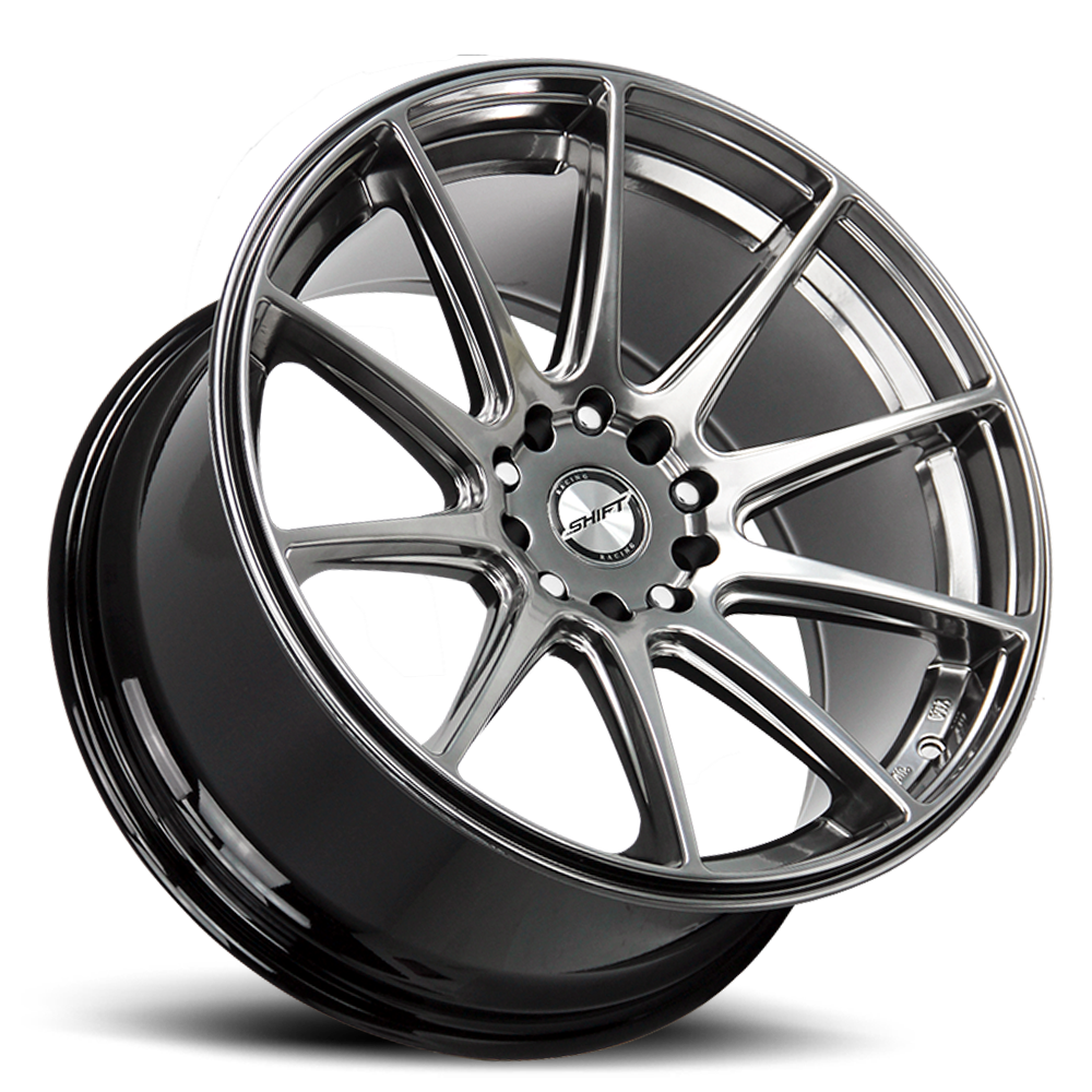 SHIFT H34 GEAR 18X9 30MM 4X100/4X114.3 PLATINUM SILVER | H34840030PS