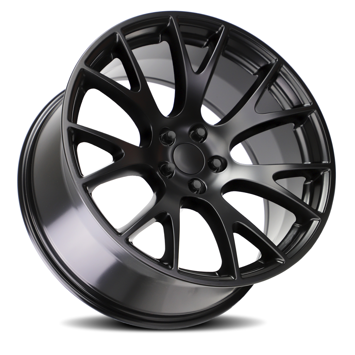 Strada Wheel Replicas Hellcat R161 22x9 18 5x115 Stealth Black