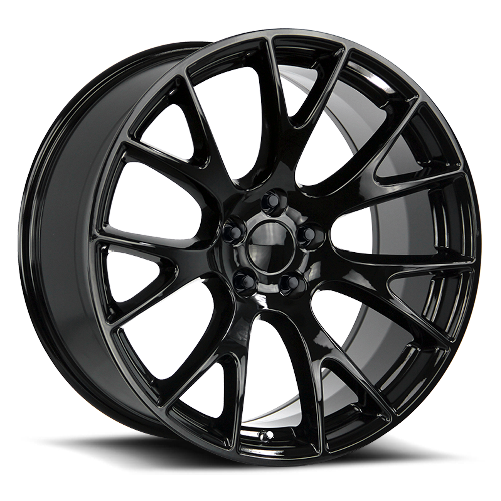 Strada Wheel Replicas Hellcat R161 20x9.5 20 5x115 Gloss Black