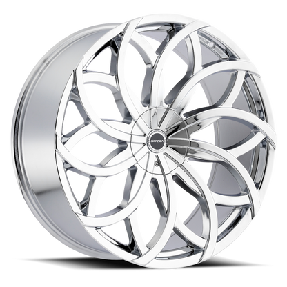 STRADA S61 HURACAN 28X10 25MM 6X135/6X139.7 CHROME | S61A60725