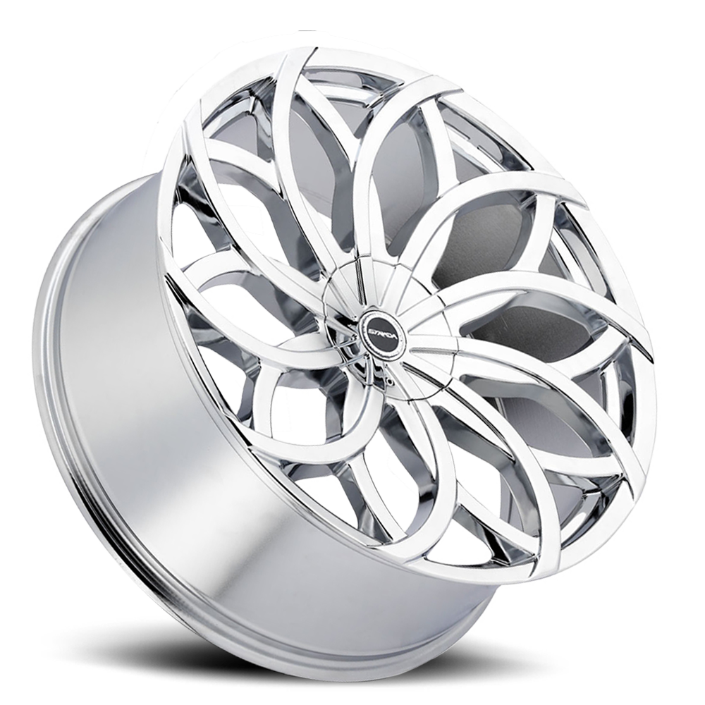 STRADA S61 HURACAN 20X8.5 15MM 5X115/5X120 CHROME | S61050115