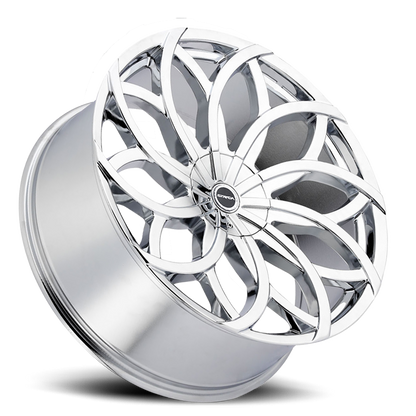 STRADA S61 HURACAN 28X10 25MM 6X135/6X139.7 CHROME | S61A60725