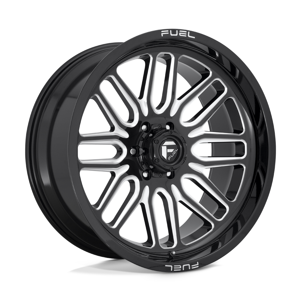 Fuel 1Pc D662 IGNITE - 22x12 -43mm 8x165.1 GLOSS BLACK MILLED Wheel | D66222208247