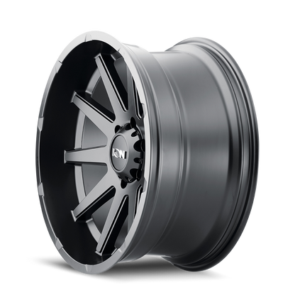 ION 143 17X9 25 6x135 MATTE BLACK